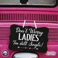 thumbnail image 5 of LifeSong Milestones Modern Wooden Ribbon Wall Sign 8x12 - Don’t Worry Ladies (Heart) (Black), 5 of 8