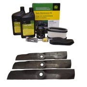 John Deere Original Equipment Model LX176 Maintenance Kit + Standard Blades, 48 Mower Deck
