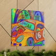 thumbnail image 6 of Car in Midnight Moonlight - Canvas, 6 of 10