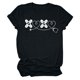 thumbnail image 5 of Camisetas con estampado de letras y cuello redondo de verano para mujer, blusas femeninas cómodas y elegantes, Tops OAVQHLG3B Store  lin121212, 5 of 5