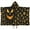 Halloween Spooky Jack, variant on Halloween Spooky Pumpkins Pattern Hooded Bath Towel，50"x30" for Ages 3 To 12 Kids, Quick Dry Lightweight Soft Microfiber Hood Beach Towel Cover Up for Kids