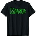 thumbnail image 1 of Misfits – T-Shirt Logo Vert Décontracté Col Rond T-Shirt Mode Été Hauts, 1 of 2