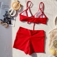 thumbnail image 6 of Gift for Girls Ofreoo Bathing Suit for Women Colorblock Two Piece Bikini Swimsuit String Tie Side Bathing Suit, 6 of 8
