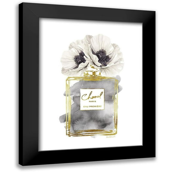 Greenwood, Amanda 12x14 Black Modern Framed Museum Art Print Titled - Perfume Bottle Bouquet III