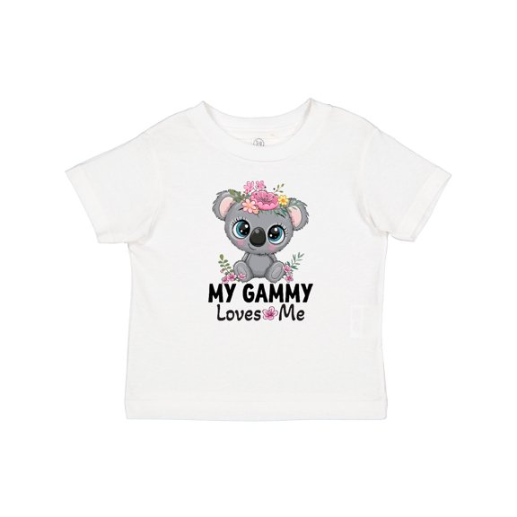 Inktastic My Gammy Loves Me Girl Grandchild Koala Girls Baby T-Shirt