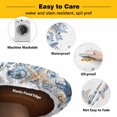 thumbnail image 3 of Elastic Fitted Round Tablecloth, Starfish Coastal Waterproof Stretch Table Cover for 36"-44" Tables, Nautical Eucalyptus Leaves Summer Ocean Washable Outdoor Tablecloths for Patio, Picnic, Camping, 3 of 9