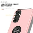 thumbnail image 7 of JTCASES for Samsung Galaxy A42 5G Case, Car Mount Bracket 2-layer Hybird Shockproof PC TPU Anti-fall Slim Fit Lightweight Magnetic Cover for Samsung Galaxy A42 5G（6.6" 2022) - Rosegold, 7 of 7