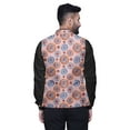 thumbnail image 3 of Atasi Your Pink Abstract Printed Wedding Jackets For Men Nehru Jacket Waist Coat For Festive Season-Large, 3 of 6