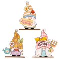 thumbnail image 2 of Easter Bunny Wooden Signs Tiered Tray Decorations,Welcome Spring Wooden Signs for Home Office Desktop Ornament Kids Gifts,1PC, 2 of 7