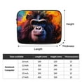 thumbnail image 4 of LNWH Paint Splash Art Monkey Animals Pattern Laptop Sleeve, Notebook Computer Pocket Tablet Briefcase Carrying Bag, 13 inch Laptop Case, 4 of 8
