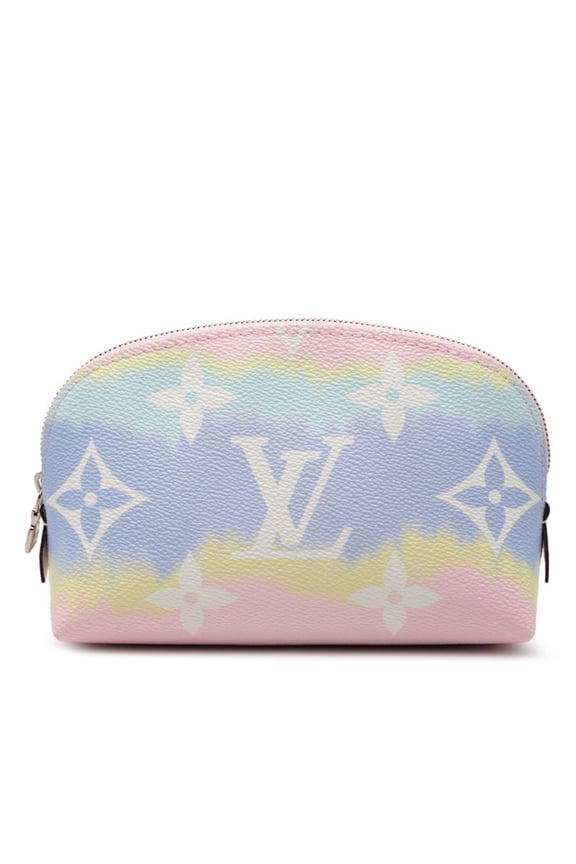 Pre-Owned Louis Vuitton Giant Monogram Escal Pochette Cosmetic Pouch M69139 Pastel... (Good)