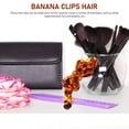 thumbnail image 6 of LOLIPPYY 4-Pack Banana Hair Clips for Thick Hair, Resin Material, Assorted Colors, Hair Accessories for Women, 6 of 8