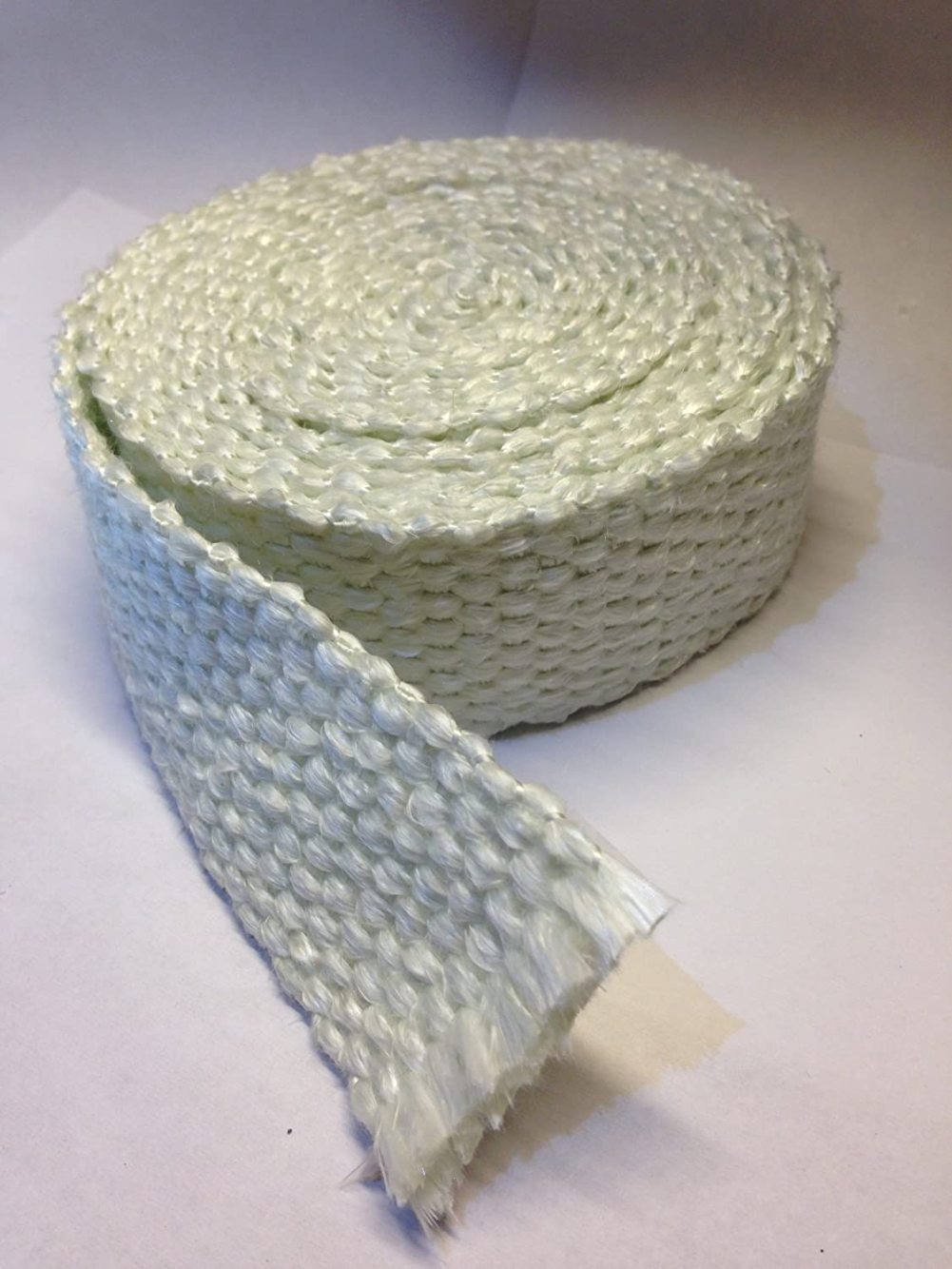 RovKeav Flat Gasket Braided Fiberglass Rope 1/8" Thick x 1.5" Wide x 10