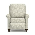 thumbnail image 3 of Homesvale Lincoln Living Room Push Back Recliner Chair, Taupe-Gray Coral Print Polyester, 3 of 4
