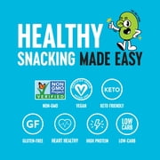The Only Bean Crunchy Roasted Edamame Bean Snacks (5 Flavors), Healthy Snacks for Kids and Adults, High Protein Snacks, Low Carb Snack, Keto-Friendly, Gluten-Free, Vegan, 4 Ounce (Pack of 5)