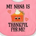 thumbnail image 4 of Inktastic Thanksgiving Nana Thankful for Me Boys or Girls Baby Bib, 4 of 4