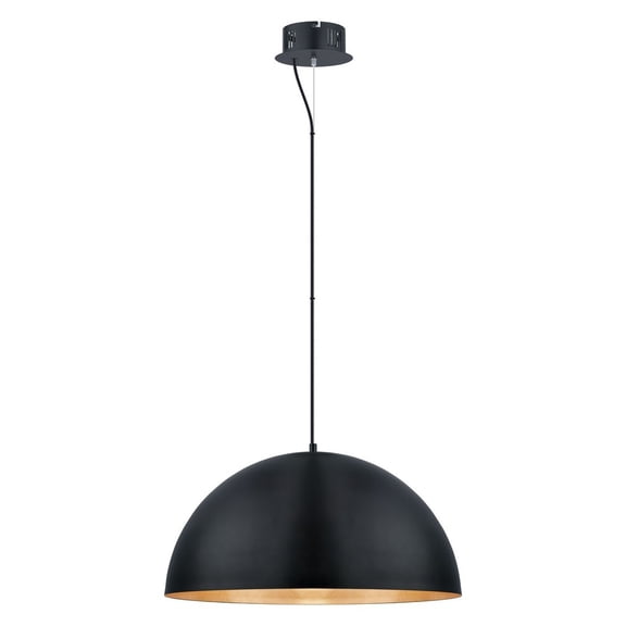 201294A-Eglo Lighting-Gaetano - 23.62 Inch 22.5W 1 Led Bowl Pendant