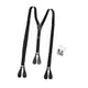 thumbnail image 4 of Tirantes elásticos para hombre, accesorios de vestir, formales e informales. Negro, 4 of 9