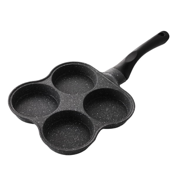 Sartén para huevos sin óxido - Sartén antiadherente para huevos de 4 tazas, sartén para tortillas fácil de limpiar para cocinar panqueques suecos para el desayuno, ShuxiuWang 1327537086727