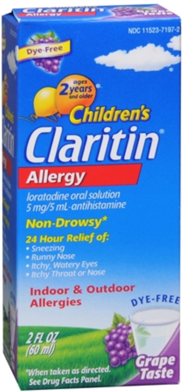 CLARITIN Children's Allergy Solution Grape Flavor 2 oz (Pack of 2