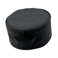 thumbnail image 3 of Rongfmy Folding Fan Storage Bag Practical Thickened with Zipper Multipurpose Fan Handbag 12inch, 3 of 9