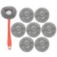 thumbnail image 5 of Stainless Steel Handle Brush for Kitchen Use with Green Sponges and Cleaning Ball Set of 1, 5 of 5
