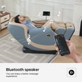 thumbnail image 3 of Real Relax 3D SL-Track Massage Chair, Full Body Zero Gravity Shiatsu Thai Massage Recliner, Blue, 3 of 10