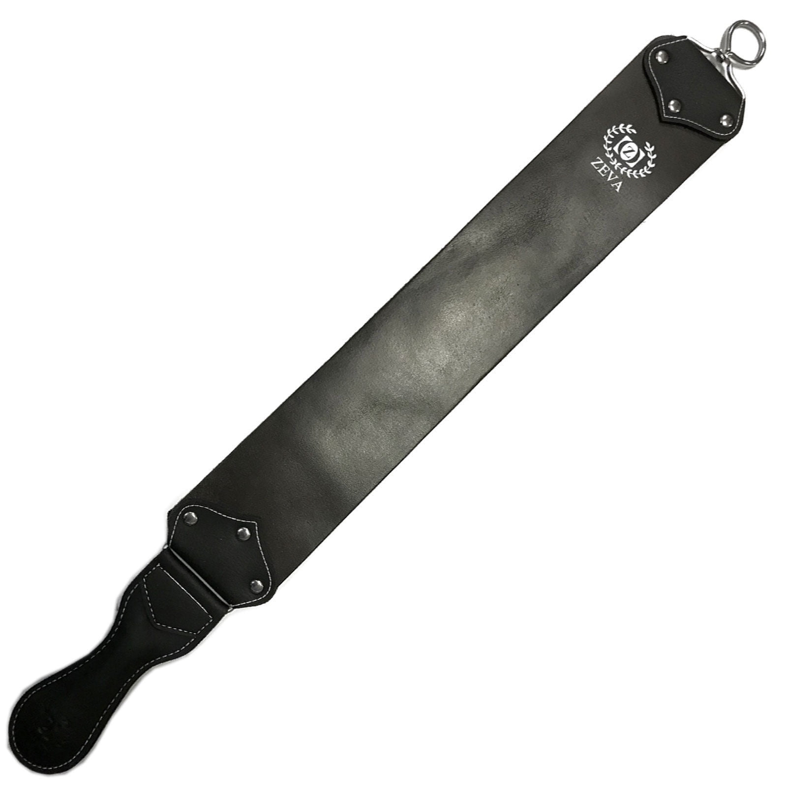 NEW ZEVA His Cut Throat Straight Razor Raw Cowhide Wide Leather Strap Strop Belt