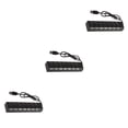 thumbnail image 2 of ZLight USB Hub 4/7 Port USB 1.1 Hub Splitter With ON/OFF Switch Multi USB C Hab Converter Adapter For PC Computer Accessories Black 7 holes 3Set, 2 of 6