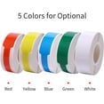 thumbnail image 2 of HUGFEGWE Thermal Transfer Cable Label Skicker PET Paper for B18 Label Printer Barcode Price Size Name Blank Labels Waterproof Tear Resistant 14x120mm 55sheets/roll for Price Office Plies CA919-130103, 2 of 9
