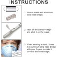 thumbnail image 4 of Cribun 200pcs Aluminum Strips Straps Nose Bridge Strip for DIY Handmade Crafting Making Nose Bridge Clip, 4 of 5