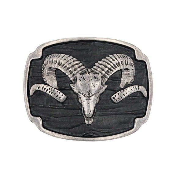 Montana Silversmiths Belt Buckle Mountain Bighorn Sheep Silver A978S