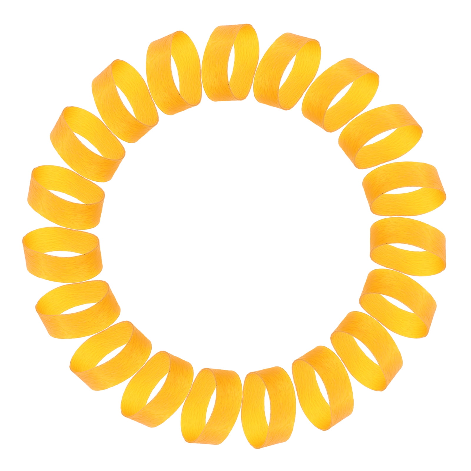 Zehuanyu Inflatable Rubber Band Boom for Office Work, Yellow Elastic Band, Size 5.50X5.50X2.00CM