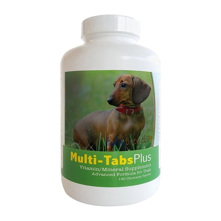 Healthy Breeds Dog Multi-Tab Vitamin and Mineral Supplement for Dachshund, 180 Chews