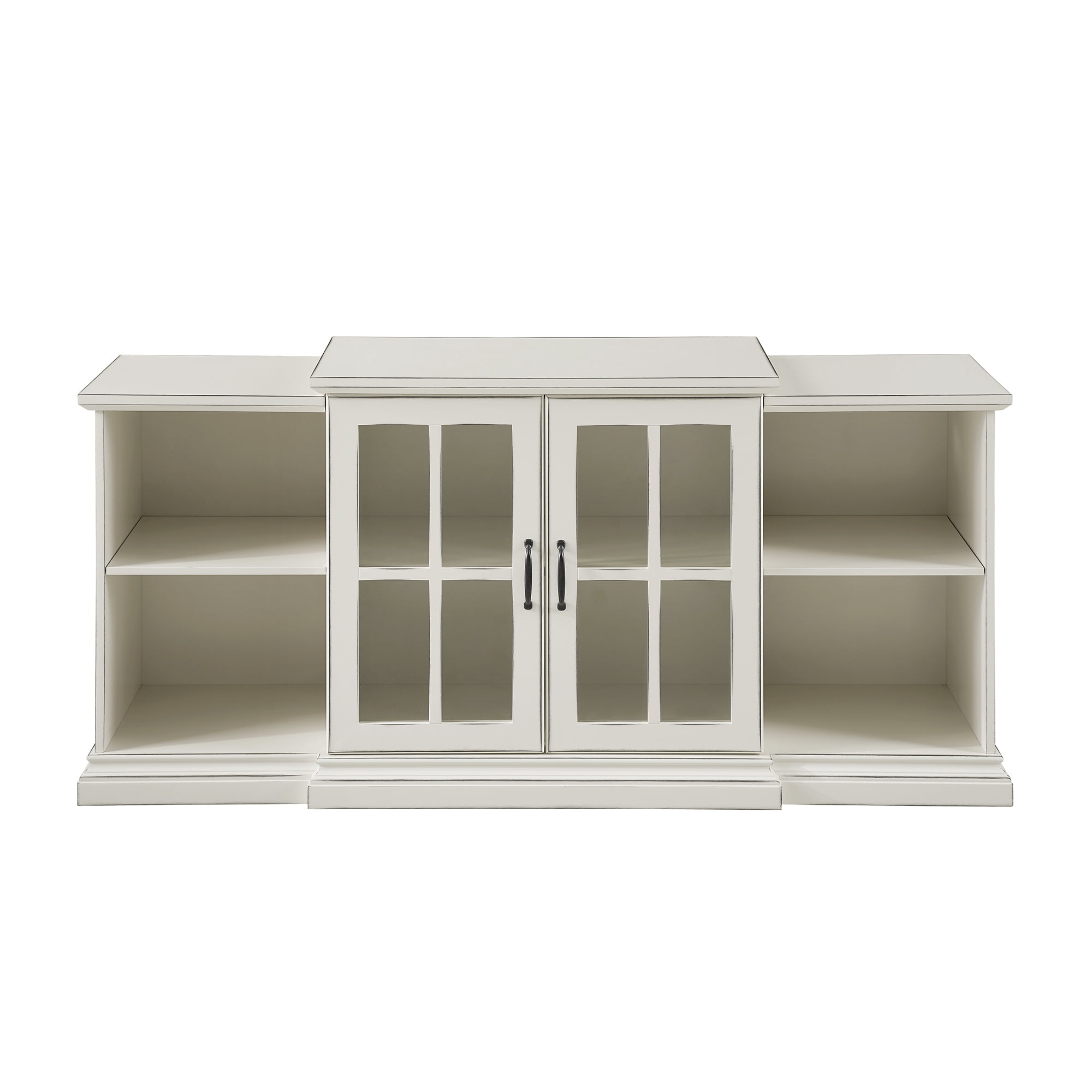 Manor Park Classic Tiered TV Stand for TVs up to 65", Antique White