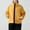 004 Yellow, variant on Women's Fleece Zip Up Long-Sleeve Jackets Coat Stand Collar Pockets Outwear Casual Fuzzy Coats for Fall Winter