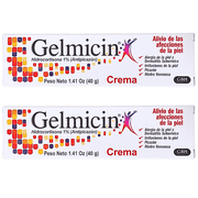 Gelmicin Hydrocortisone 1% Fast Acting Anti-Itch Cream For Skin Rashers, Allergies, Eczema 1.41oz