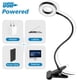 thumbnail image 5 of Lámpara de escritorio con clip de 48 LED, lámpara de lectura flexible con clip de 360°, 3 modos de iluminación y 10 niveles de brillo, lámpara de escritorio LED USB para estudiar y trabajar, negra, 5 of 5