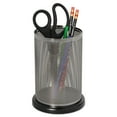 thumbnail image 2 of Rolodex Distinctions Jumbo Pencil Cup, 4 1/2 dia. x 6 1/2, Metal/Black -ROLE23542, 2 of 2