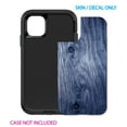 thumbnail image 2 of DistinctInk Custom SKIN / DECAL compatible with OtterBox Defender for iPhone 11 Pro (5.8" Screen) - Dark Blue Weathered Wood Grain Print - Printed Wood Grain Image, 2 of 5