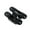 Color:Black right open, variant on Invisible Door Hinges 180 Degree Swing Concealed Hinge Heavy Duty Zincs Alloy Butt Hinge for Wood Door, Folding Door