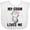 AA-White, variant on Inktastic My Gram Loves Me Girls Cat Girls Baby Bib