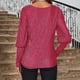 thumbnail image 5 of Ropa urbana para mujer,Camiseta de verano de manga larga con cuello redondo para mujer, informal y cómoda, de tejido suave y transpirable, ideal para el hogar o el trabajo, sopatenor, 5 of 7