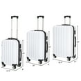 thumbnail image 6 of Barara King Luggage Set Suitcase,3-In-1 Multifunctional Large Capacity Traveling Storage Suitcase White, 6 of 10