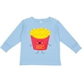thumbnail image 3 of Inktastic Cute Kawaii French Fries Boys or Girls Long Sleeve Toddler T-Shirt, 3 of 5