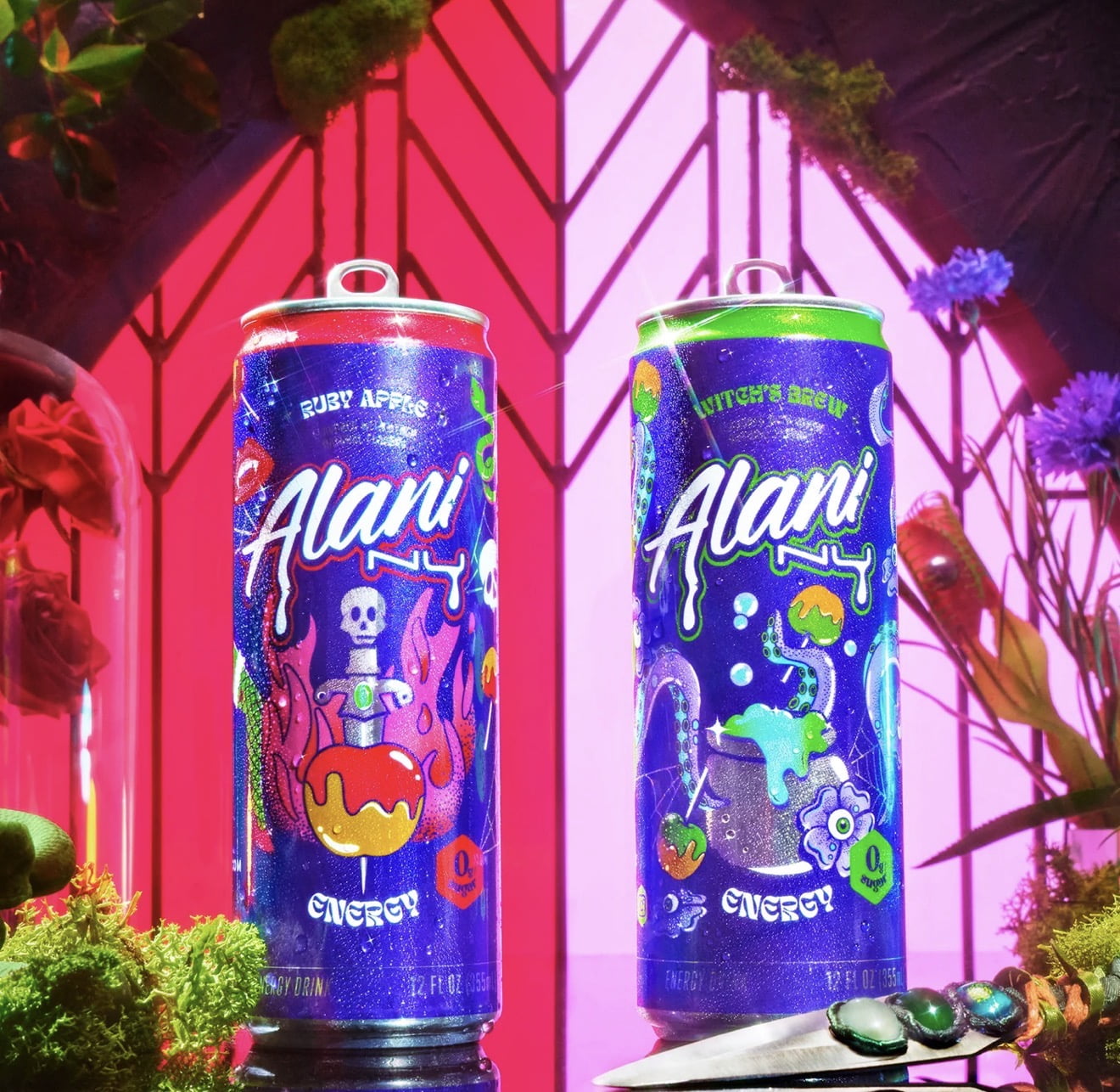 Alani Nu Witch's Brew & Ruby Apple 2 Pack (1 each) 12 Oz Cans