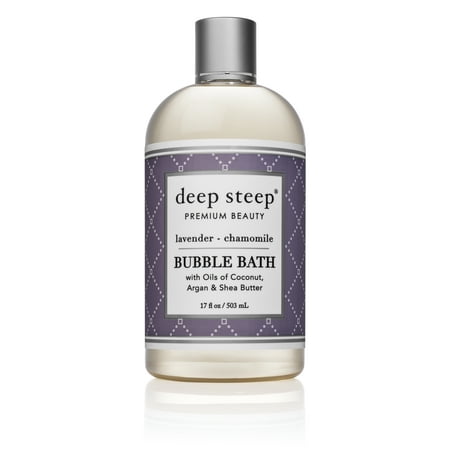 Deep Steep Bubble Bath, Lavender Chamomile, 17 Oz