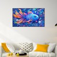 thumbnail image 3 of Resina Diamante Wdftyju Serie Animal Pez Azul 70*40CM, 3 of 9