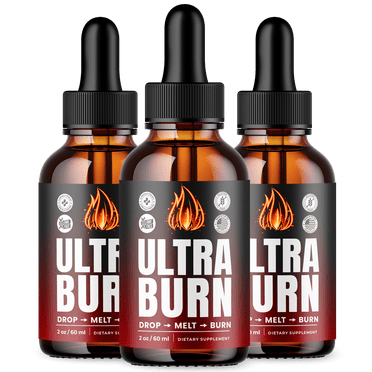 Ultra Burn Advanced Formula Drops Maximum Strength UltraBurn Liquid Supplement 90 Servings