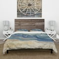 thumbnail image 2 of Designart 'Coast Blue Sea Waves Watercolour' Traditional Duvet Cover Set, 2 of 4